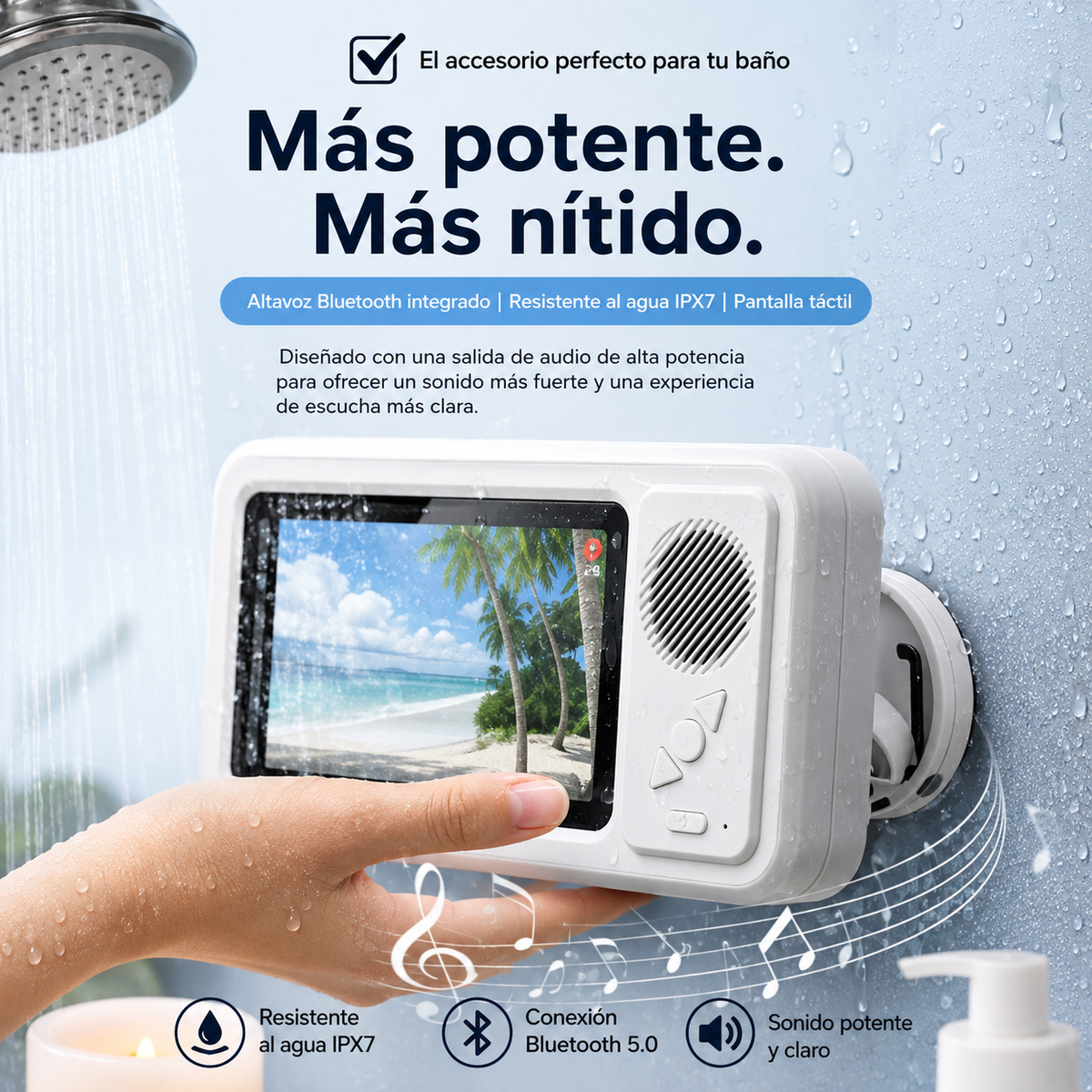 Funda Impermeable Bluetooth